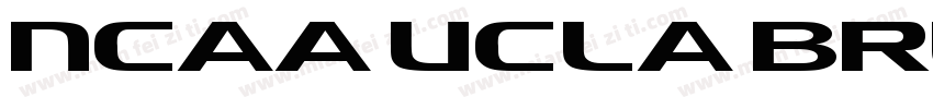 NCAA UCLA Bruins字体转换